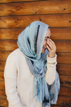 Muslim Women in Printed Modal Hijabs Modest Muslim Fashion, Ramadan Hijab, Modal Hijab, Abstract Art Collection, Hijab Designs, Eid Ramadan, Artfully Designed, Muslim Women Fashion, Hijab Styles