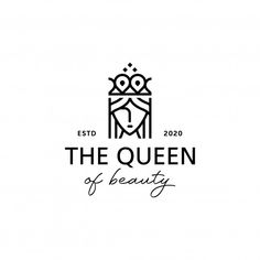 the queen of beauty logo design