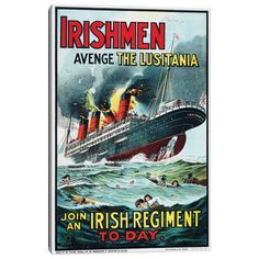 an advertisement for the irish navy