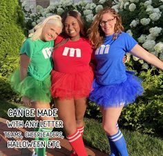 Halloween Costume Group, Candy Halloween Costumes, Halloween Tutu Costumes, Costume Carnaval, Cute Group Halloween Costumes, Teen Halloween, Halloween Costumes For Teens Girls, Candy Costumes, Bff Halloween Costumes