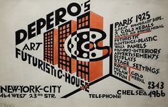 an advertisement for the new york city art fair, depicting various types of architecture and numbers