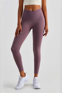 The Lexi Dark Purple V-Waist Tight Leggings feature an ultra-sleek V-waist design in the skin-soft fabric. Stretching and light, it feels like nothing. Bring it on! Start your comfort journey! This will be your perfect choice.  Full Length: Approx 86cm Materials: 80% Nylon, 20% Spandex Stretch Type: Very Stretchy Gentle Dry Clean Only  Model is 5 ft 7 and wears size 6  Colour may vary due to lighting on images. The product images (without model) are closest to the true colour of the product.  It Comfortable Yoga Pants, Exercise Leggings, Xmas List, Bodysuit Dress, Bandage Midi Dress, Sleeves Clothing, Plus Size Summer, Fitness Studio, High Rise Leggings