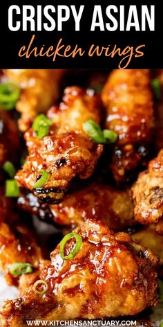 Crispy Asian Chicken, Sticky Wings Recipe, Chicken Wing Sauce Recipes, The Best Chicken Wings, Asian Chicken Wings, Best Chicken Wings, Wings Recipe Baked, Sticky Chicken Wings, Best Chicken Wing Recipe