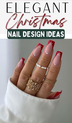 Christmas Nails Present Design, Winter Nails With Designs, Christmas Ombre Nails, Cute Xmas Nails, Nail Design Ideas 2023, Sparkly Christmas Nails, Christmas Nail Designs Easy, Christmas Nail Design, Spirit Fingers