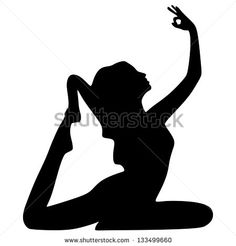 black and white silhouette of a woman sitting on the floor with her hand up in the air