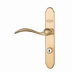 an image of a golden door handle