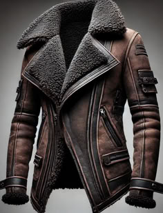 Leather Jacket Men Style, Classy Outfits Men, Long Leather Coat, Men Jackets, Dress Suits For Men, Men Stylish Dress, Jackets Men Fashion, Futuristic Fashion, Mens Winter Fashion