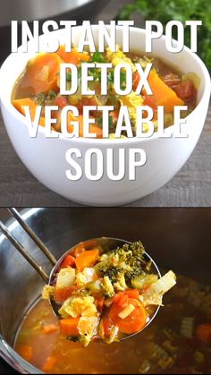 Vegan Detox Recipes, Best Vegetable Soup Recipe, Vegetable Soup Crock Pot, Detox Vegetable Soup, Wild Rose Detox Recipes, Vegetable Soup Healthy, Crockpot Healthy, Cabbage Soup Recipes