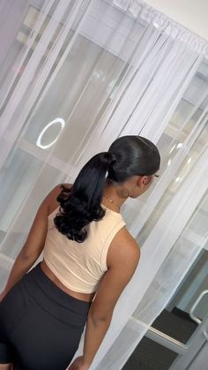 Layered Barbie Ponytail, Side Part Barbie Ponytail, Low Barbie Ponytail, Middle Part Barbie Ponytail, Slick Back Barbie Ponytail, Barbie Ponytail Black Women, Barbie Ponytail With Swoop, Burgundy Barbie Ponytail, Barbie Ponytail With Swoop Curl