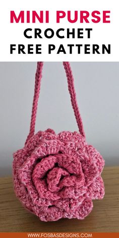 Crochet mini bag free pattern for tiny items Crochet Trinket Bag Pattern Free, Free Crochet Small Bag Patterns, Crochet Small Handbags Free Patterns, Super Quick Crochet Gifts, Cute Crochet Pouch Free Pattern, Crochet Coin Purse Free Pattern Easy, Crochet Gifts For Teenage Girl, Crochet Bags Purses Pattern Free