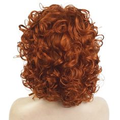 Afro Shoulder Length Curly Cap With Adjustable Straps In Back Layered Natural Synthetic Wigs Style: Medium 12 Inches Cap Size: Average 22 - 22.75 Inches Head Circumference Texture: Layered Curls Weight: 180 G (6.35 Oz) Short Curly Layered Adjustable Straps In Back Color:#130a Copper Red Red Hair Wigs, Red Curly Wig, Red Hair Men, Copper Red Hair, Layered Curls, Red Curly Hair, Short Curly Wigs, Natural Movement, Red Wigs