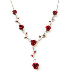 Find many great new & used options and get the best deals for ~Red Rose made with Swarovski Crystal Flower Bridal Bridesmaids Necklace Jewelry at the best online prices at eBay! Free shipping for many products! Vessel Necklace, Man Necklace, Friends Bridal, Diamond Initial Necklace, Dainty Diamond Necklace, Wedding Bridesmaid Jewelry, Red Rose Flower, Bridesmaid Gifts Jewelry, Swarovski Crystal Necklace