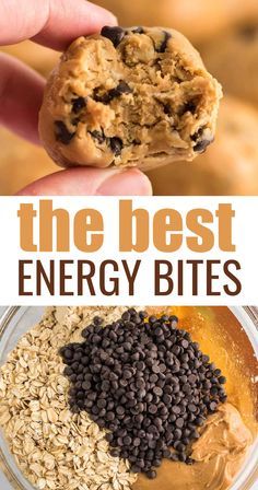 the best energy balls recipe with chocolate chips and peanut butter