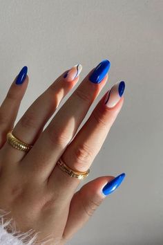 Nails Inspiration Blue, Nails Yellow, Beach Nails, Cute Acrylic Nails, Nude Nails