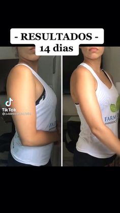 two pictures of a woman with her arm in the shape of a heart, and an image of herself showing how much she has lost weight