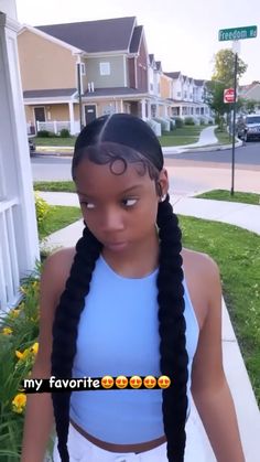 Slick Back Braided Ponytail Weave Two, Two Braids Sleek Ponytail, 2 Slick Ponytail Weave, Two Braided Slick Back Ponytail, Swoop With 2 Braids, One Braid Slick Back Ponytail, Braid With Curls In The Back, Two Sleek Ponytails, Two Pick Tails Hairstyle