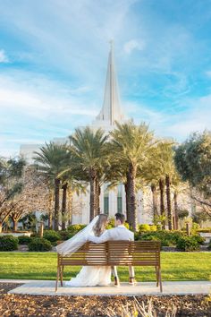 Bride and groom photo at the Gilbert Temple Lds Temple Wedding Pictures