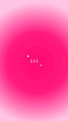 an abstract pink background with white stars and the number forty4 on it's left side