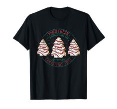 PRICES MAY VARY. Make it an amazing Christmas gift for farmers, apple cider , Xmas tree cake , and hot cocoa fans. These Christmas Tree shaped snack cakes will make everyone get excited for the holiday season. Wear it as a Pajama top or Ugly Christmas sweater to any Christmas party or Family gathering this holiday season. Give this Xmas shirt for your grandma, grandpa, brother, sister, son, daughter on Christmas, Thanksgiving, birthday. Lightweight, Classic fit, Double-needle sleeve and bottom h Frosted Cake, Snack Cakes, Ribbed Hoodie, Little Debbie, Christmas Tree Graphic, Tree Cake, Fresh Christmas Trees, Gifts For Farmers, Xmas Shirts