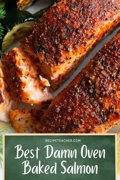 the best damn oven baked salmon recipe