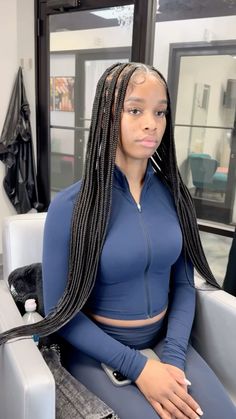 Medium Braids Knotless, Knotless Box Braids With Edges, Edges For Knotless Braids, Braids Knotless Medium, Braids With Edges, Long Knotless Box Braids, Knotless Braids Medium, Knotless Box Braids Medium, Long Knotless Braids