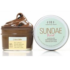 98% NATURAL | NOT VEGAN* | GLUTEN-FREE*contains royal jelly extract Silky skin is 1 scoop away! Our chocolate mask is a skin softener, wrinkle defender and skin revitalizer - it just won't cook! Sundae Best® is a natural, blended active face mask with soothing wholesome ingredients like cocoa, coconut milk and honey in addition to powerhouse enzymes that boost your natural defenses against wrinkles and sagging - including CoQ10, Live Carrot Fruit Cells and Ginseng Extract. This mask leaves your Maple Syrup Face Mask, Coconut Milk Face Mask, Avocado Face Mask Recipe, Tumeric Face, Chocolate Face Mask, Anti Aging Face Mask, Avocado Face Mask, Ginseng Extract, Fresh Skincare