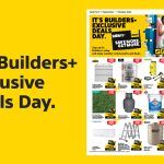 an advertisement for building products with the words it's builders plus on it