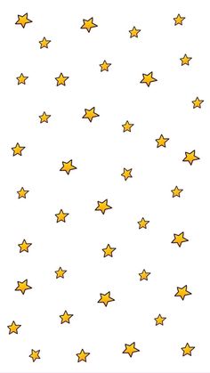 a white background with yellow stars on it