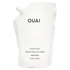 PRICES MAY VARY. OUAI Hand Wash - Make the one thing you do all day a little more fun with the cleansing, exfoliating and hydrating liquid soap. Rinse-a-OUAI germs, exfoliate and soften with this super hydrating hand wash. Your Hands Will Thank You - Jojoba esters provide a gentle yet effective exfoliation, while castor oil, avocado and rosehip create a soothing, moisturizing hand soap experience. Scented with Dean Street, we think you’ll give it two thumbs up. OUAI Means Yes - In that casual Pa Ouai Hand Lotion, Bathroom List, Avocado Rose, Moisturizing Hand Soap, Rose Hip Oil, About Letting Go, Skin Lightening Cream, Lip Conditioner, Being Better