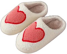 Plushie Slippers, Heart Slippers, Smile Gift, Pink Smiley, Cosy Night In, Soft Slippers, Comfy Shoes, Small Heart, Mochi