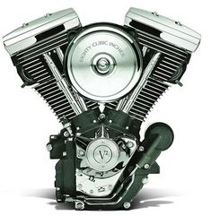 an image of a motorcycle engine on a white background