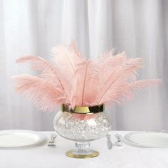 12 Pack | 13-15inch Rose Gold Natural Plume Real Ostrich Feathers, DIY Centerpiece Fillers Gatsby Christmas, Gatsby Decor, Centerpiece Filler, Feathers Diy, Feather Arrangements, Eiffel Tower Centerpiece, Ostrich Feather Centerpieces, Eiffel Tower Vases, Tower Vase