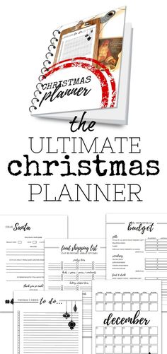 the ultimate christmas planner printable