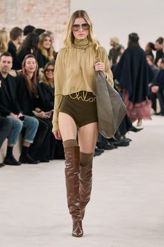 Chloe Fashion, Georgette Tops, Moda Paris, Denim And Lace, Fashion Advertising, Fall Fashion Trends, Style Mistakes, Fall 2024, Thigh High Boots