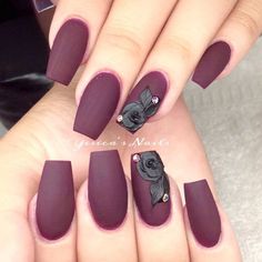 Biucosmetics - Conselho Cor de gel MATT Ruby Gel de Acabamento Matt Tinta… Shimmer Nail Art, Black Gel Nails, Red Nail Art Designs, Wine Nails, Unghie Nail Art, Red Nail Art, Red Acrylic Nails, Nail Shimmer