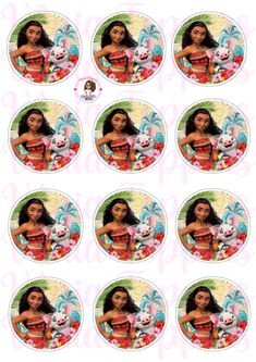 the stickers have different images of a woman in bikinis and holding a teddy bear