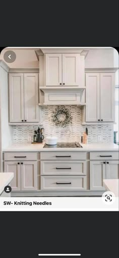 the kitchen is clean and ready to be used by someone who has been working on their project