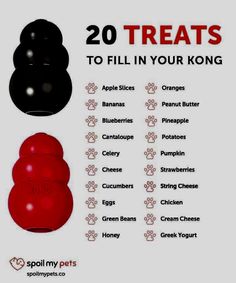 an image of some treats to fill in your kong