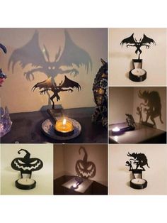 several images of different types of halloween decorations