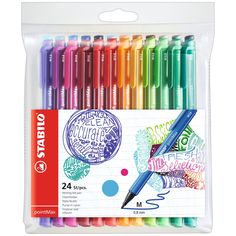 sharpie marker pens with assorted colors