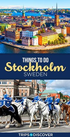 stockholm sweden with text overlaying things to do in stockholm