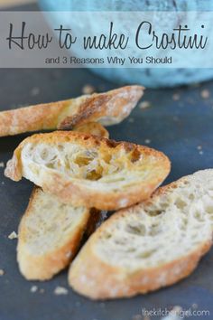 how to make crostini with bread crusts