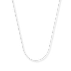 This chic cable chain necklace for her is styled in 14K white gold. The 18-inch necklace secures with a spring ring clasp. Delicate Jewelry Necklace, Gothic Jewelry Diy, 20 Inch Necklace, Jewelry Education, Jewelry Advice, 16 Inch Necklace, Cable Chain Necklace, White Gold Chains, Jewelry Model