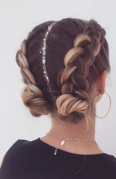 Braided Braids, Big Braid, Hairstyles Styles, Big Braids, Braid Hairstyle, Hairstyles Braided, Pretty Braided Hairstyles, Peinados Fáciles Para Cabello Corto