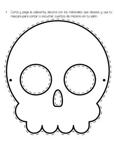 a drawing of a skull with the words'la muerta de los muertos