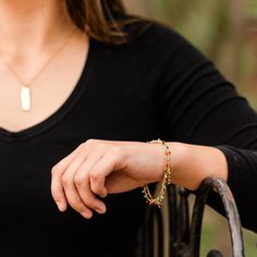 This stunning bracelet features a doubled multi-colored beaded chain and a single dainty charm. Each bracelet receives a unique charm (that our team handpicks after praying for you!) Each color also represents something unique. Our team prays over you (or your loved one!), selects the charm they feel God is highlighting, and include a personalized note for the recipient. Buy for yourself or give as a gift to a friend! Want to read more about our charm meanings? Click here for our full meanings l