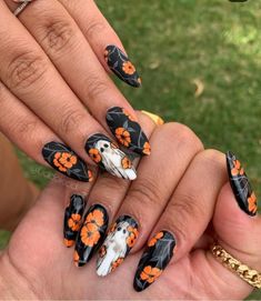 Halloween Nail Art Ideas, Holloween Nails, Halloween Nail Ideas, Halloween Acrylic, Halloween Acrylic Nails, Goth Nails, Nails Halloween, Halloween Nail Designs, Dry Nails