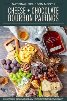 the national bourbon month cheese and chocolate bourbon pairings