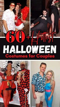 halloween costumes for couples with text overlay