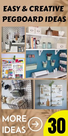 the ultimate guide to creating and decorating pegboard ideas